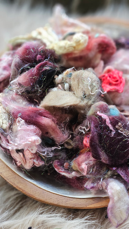 Barefoot Confession - hand-dyed wool alpaca bamboo texture blend - 4 ounces | 114 grams