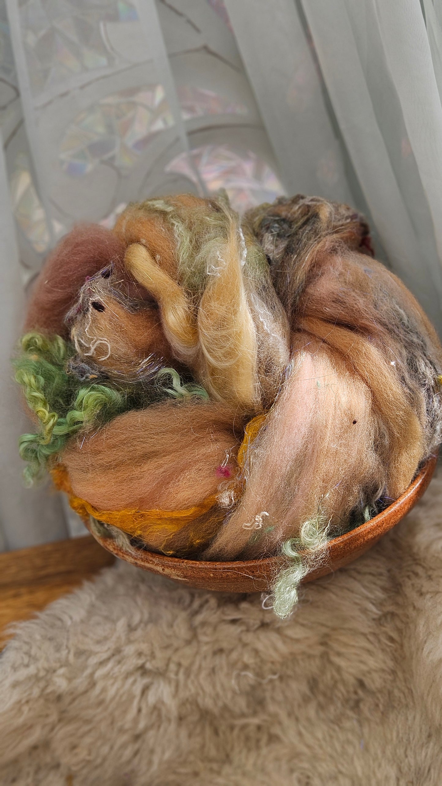 Luxe Layered Textured XL Art Batt - 235 - 3.1 ounces | 88 grams