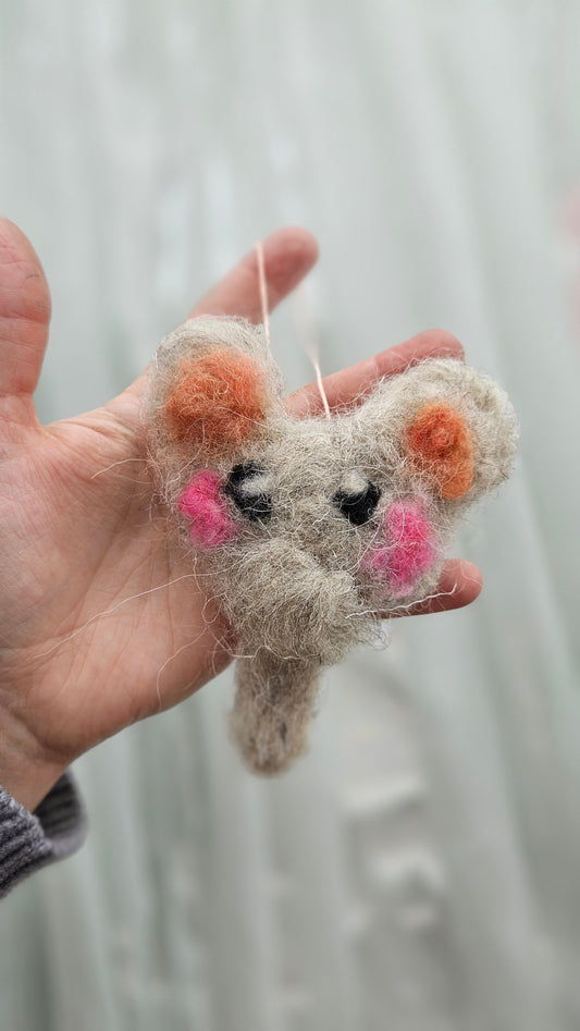 Lucy Jo Felts: Elephant Ornament