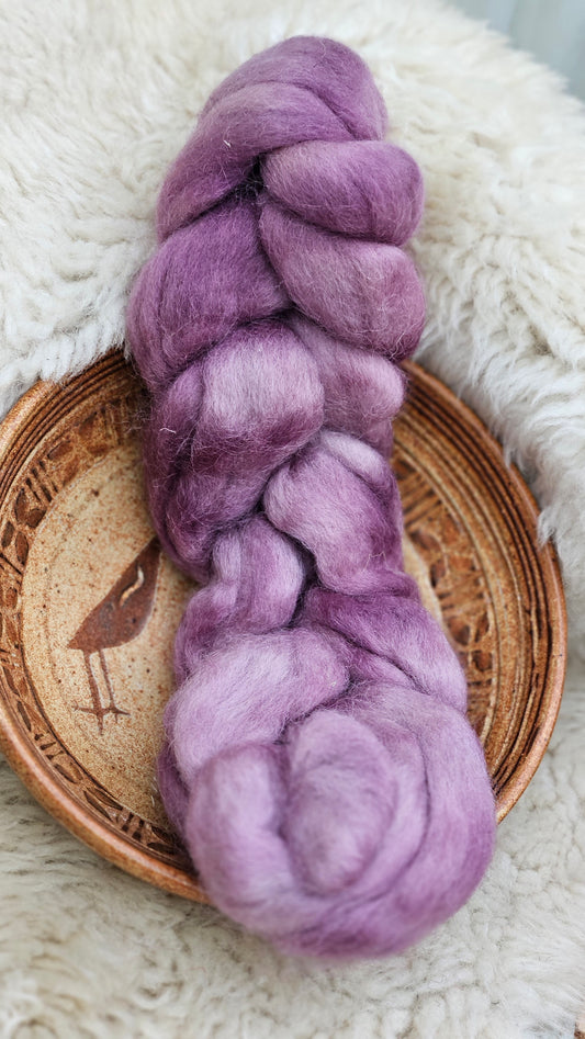 Hand-dyed Luxe Longwool Roving for felting and spinning - 2.7 oz | PP03