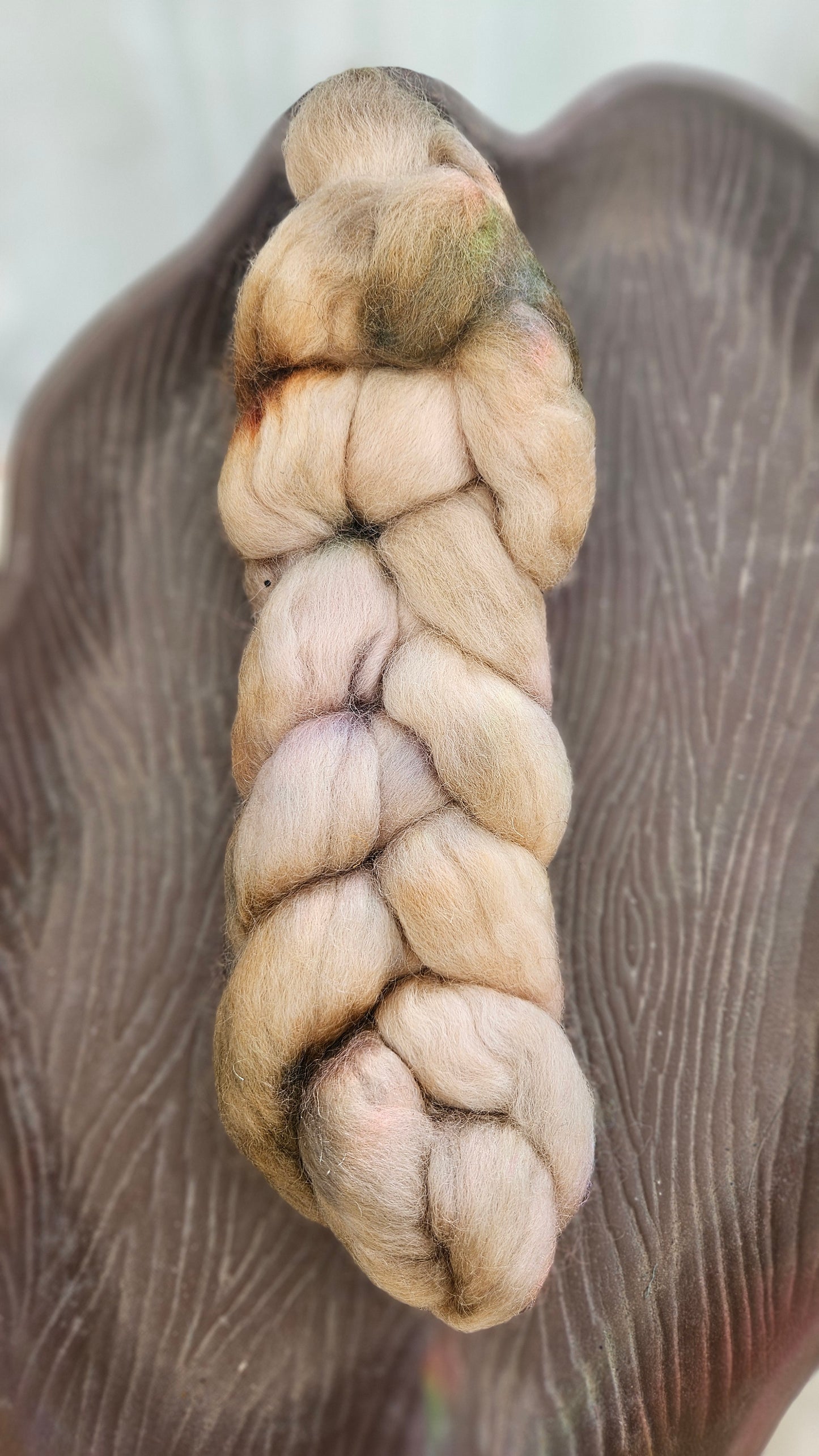 Hand-dyed Luxe Longwool Roving for felting and spinning - 2.8 oz | NU12