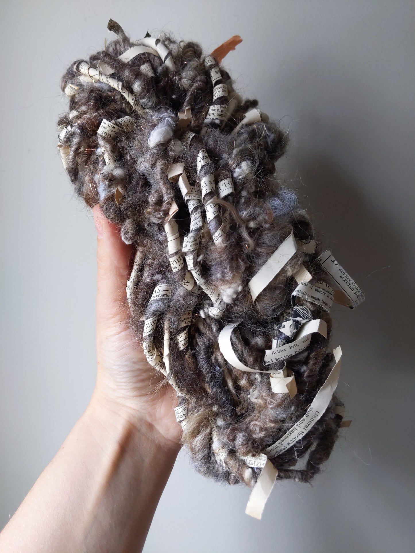 1800s antique paper ribbons for papermaking - 4 oz | 113 g