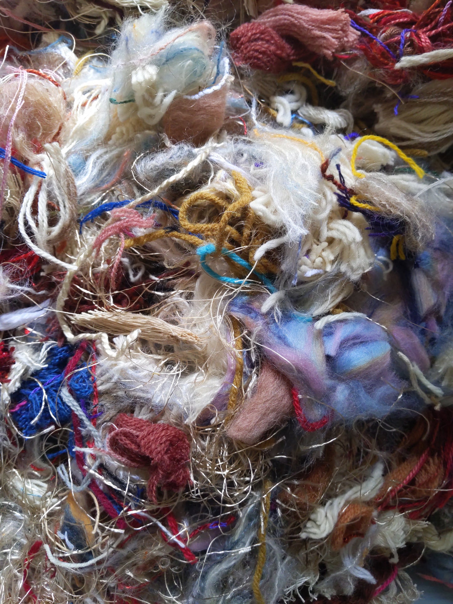 KLIMT - recycled thread mix for fiber blending, felting, and papermaking - 3 oz | 85 g