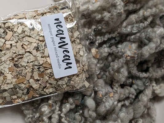 1800s antique paper bits for papermaking - 1 oz | 28 g