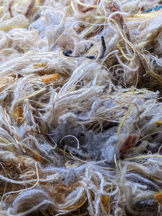 DA VINCI - recycled thread mix for fiber blending, felting, and papermaking - 3 oz | 85 g