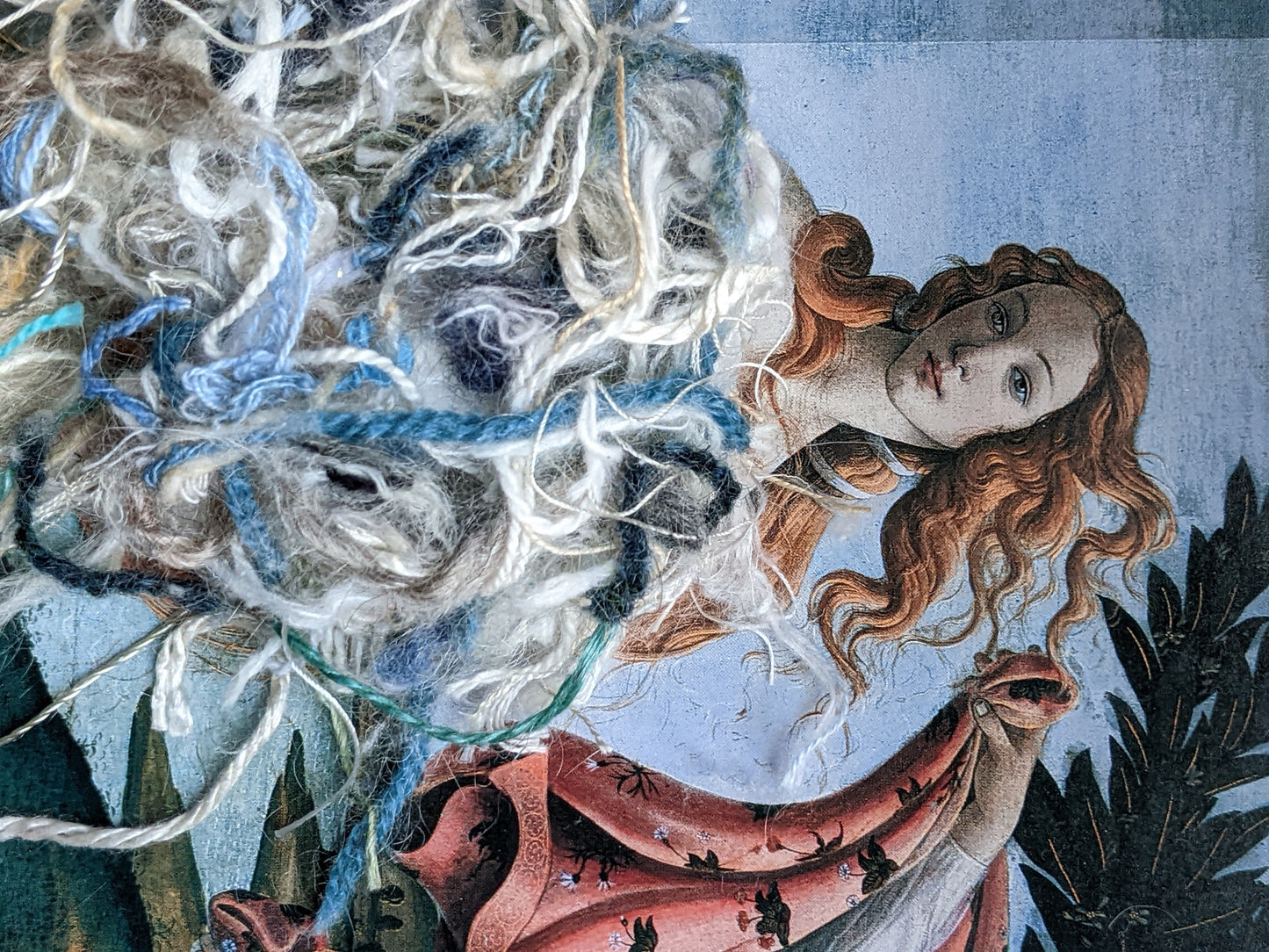 BOTTICELLI - recycled thread mix for fiber blending, felting, and papermaking - 3 oz | 85 g