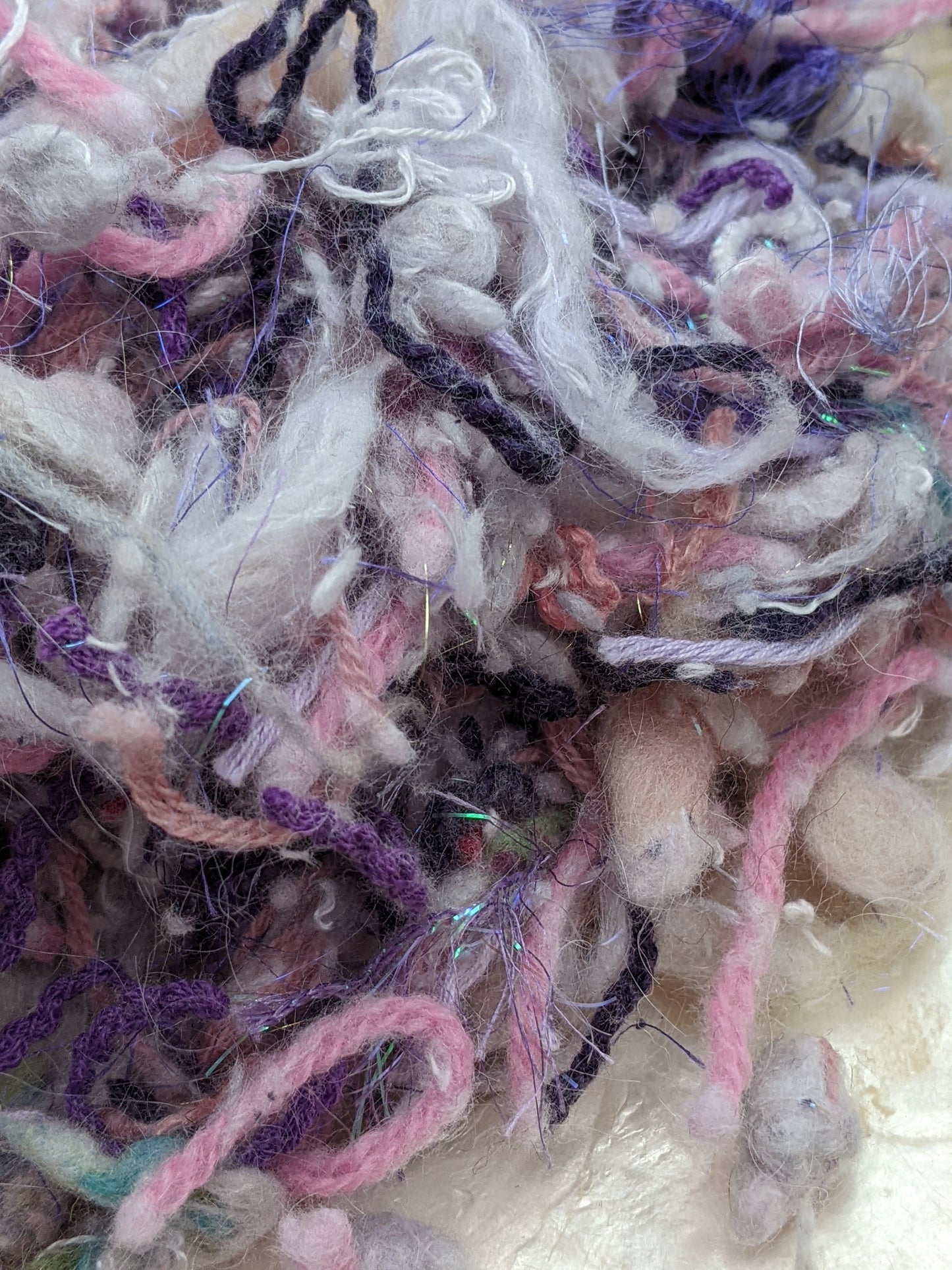 MATISSE - recycled thread mix for fiber blending and felting - 3 oz | 85 g