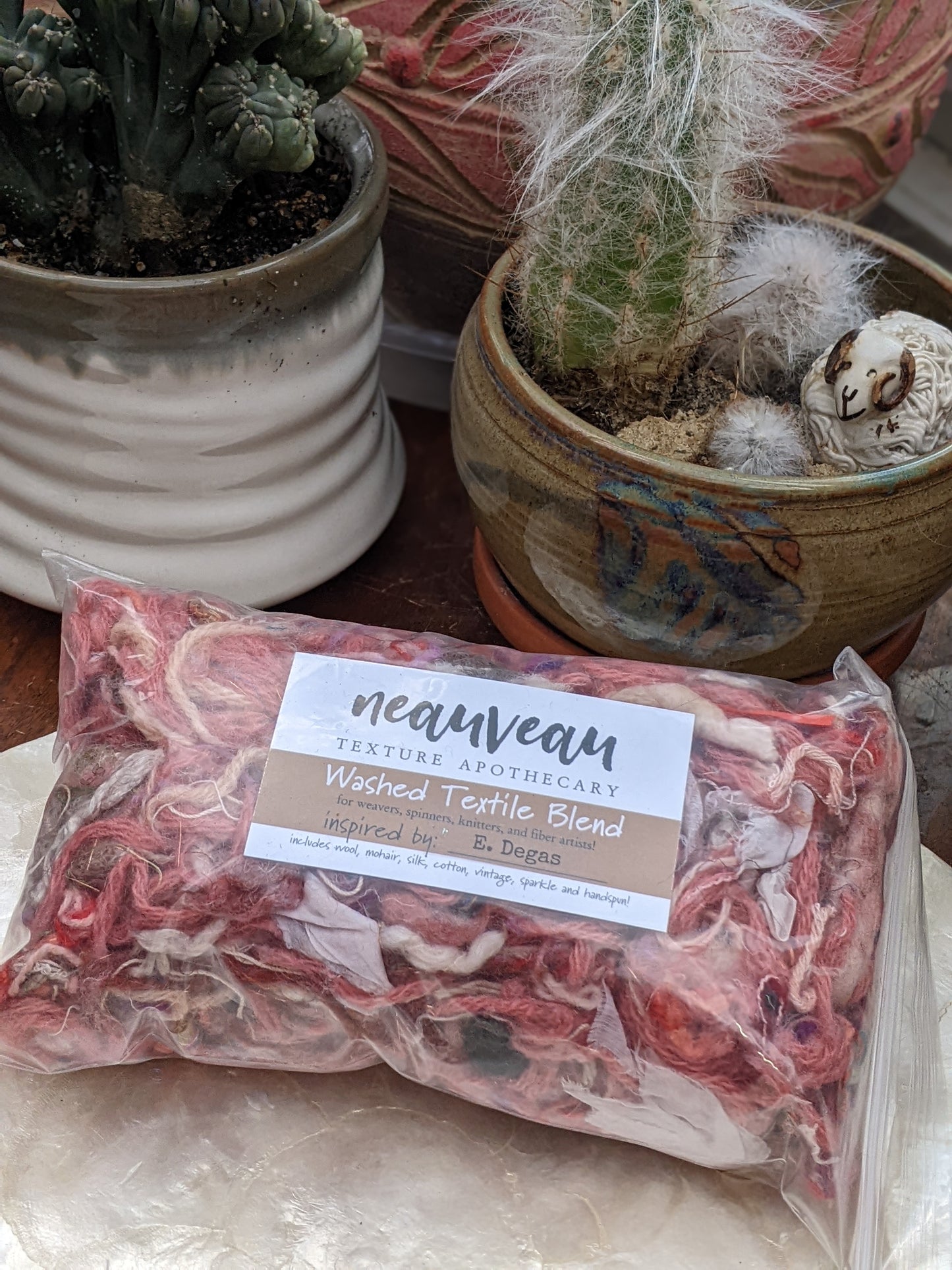 DEGAS - recycled thread mix for fiber blending and felting - 3 oz | 85 g