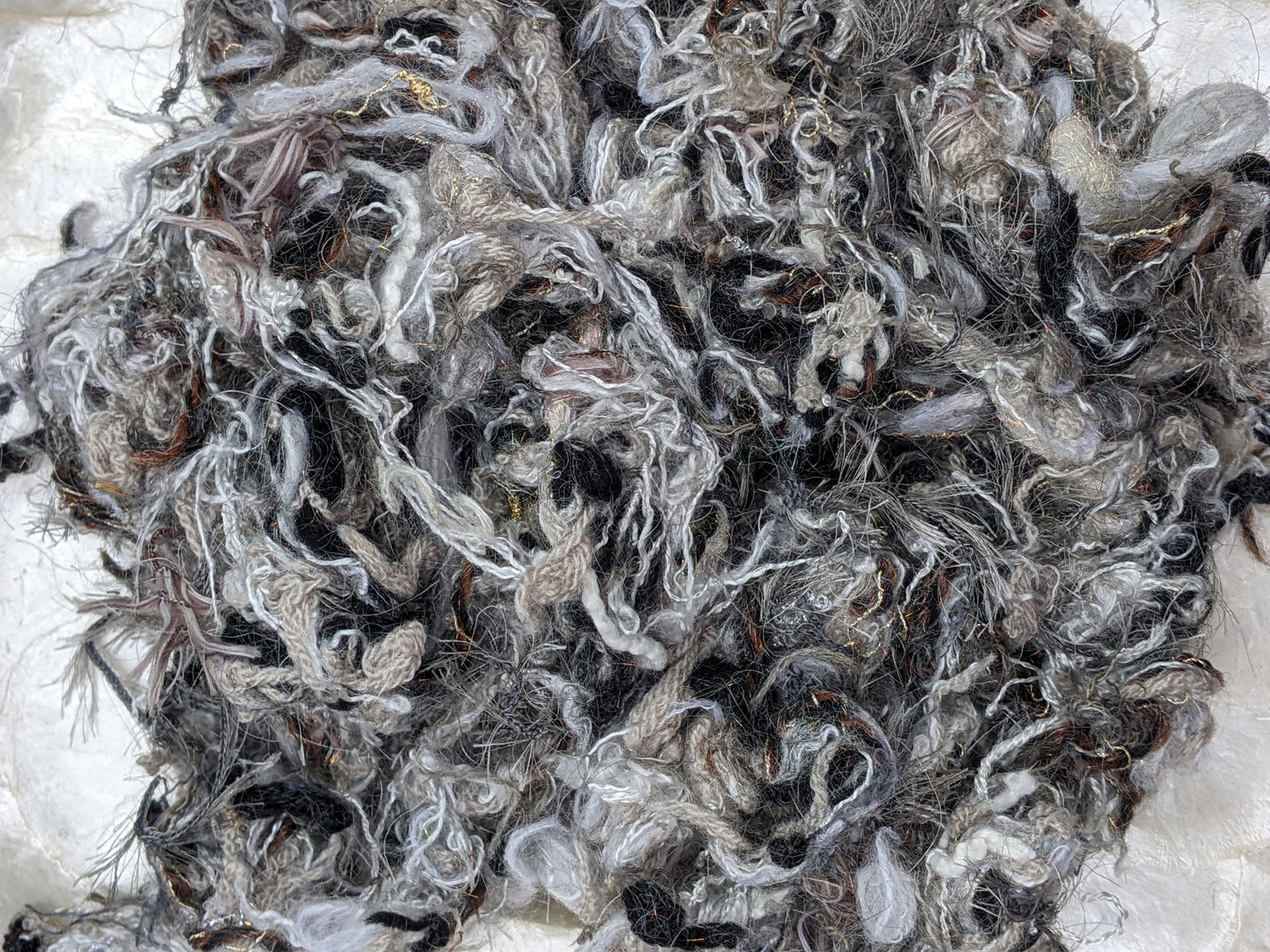 ESCHER - recycled thread mix for fiber blending and felting - 3 oz | 85 g