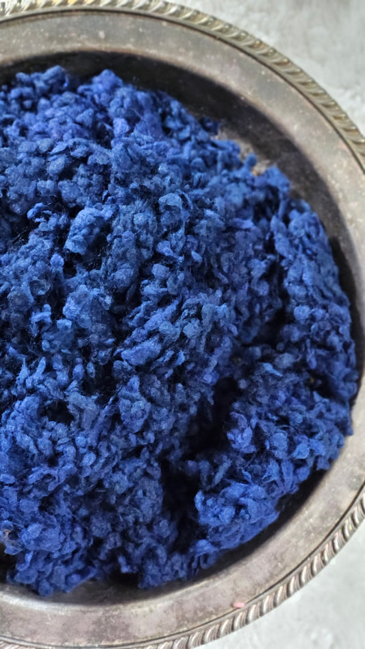 CORNFLOWER Dyed Cotton Nepps - 1 ounce