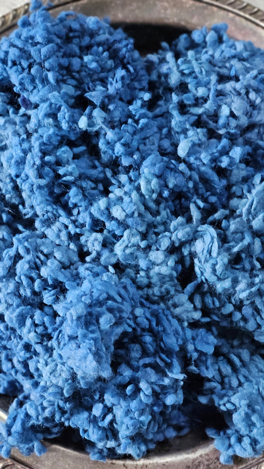 HYDRANGEA Dyed Cotton Nepps - 1 ounce