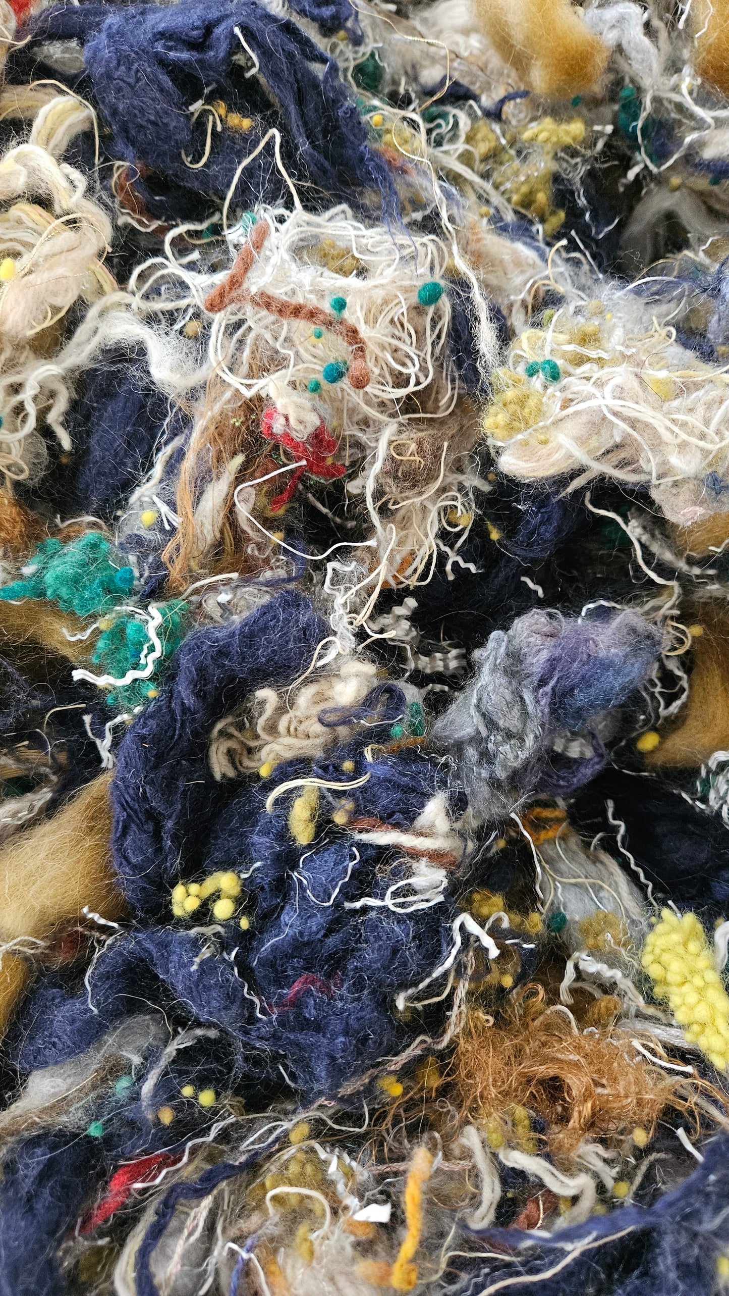 BY THE SEASHORE Renoir Inspired Fiber Art Texture Blend Kit - 2.5 ounces