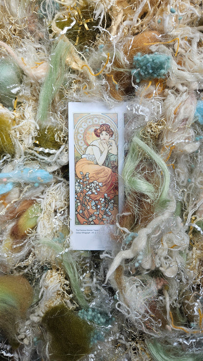 TOPAZ Alphonse Mucha Inspired Fiber Art Texture Blend Kit - 2.5 oz