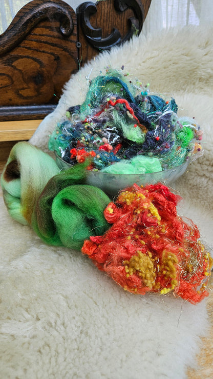 GOLDFISH Matisse Inspired Fiber Art Texture Blend Kit - 2.5 ounces