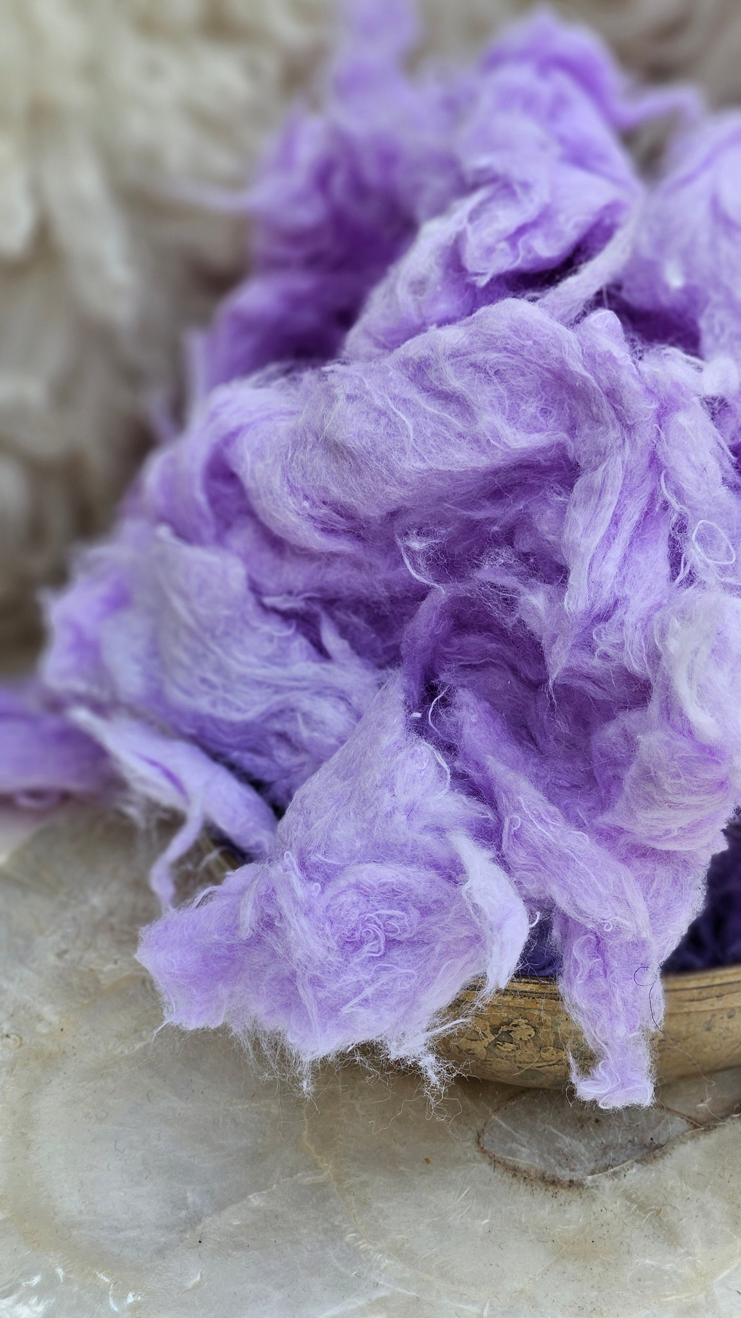 PHLOX Dyed Recycled Cotton Noil - 2.5 ounces