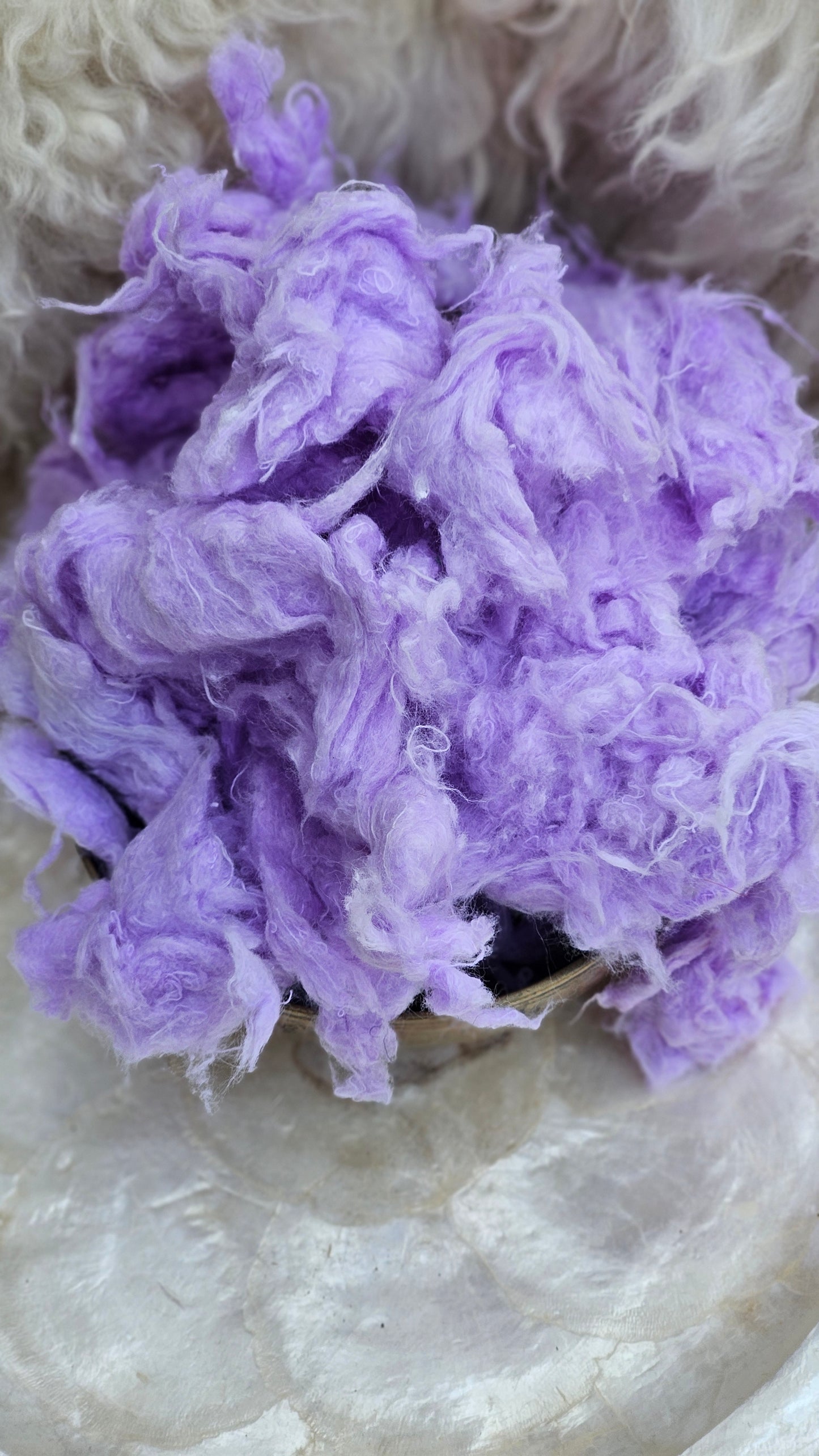 PHLOX Dyed Recycled Cotton Noil - 2.5 ounces