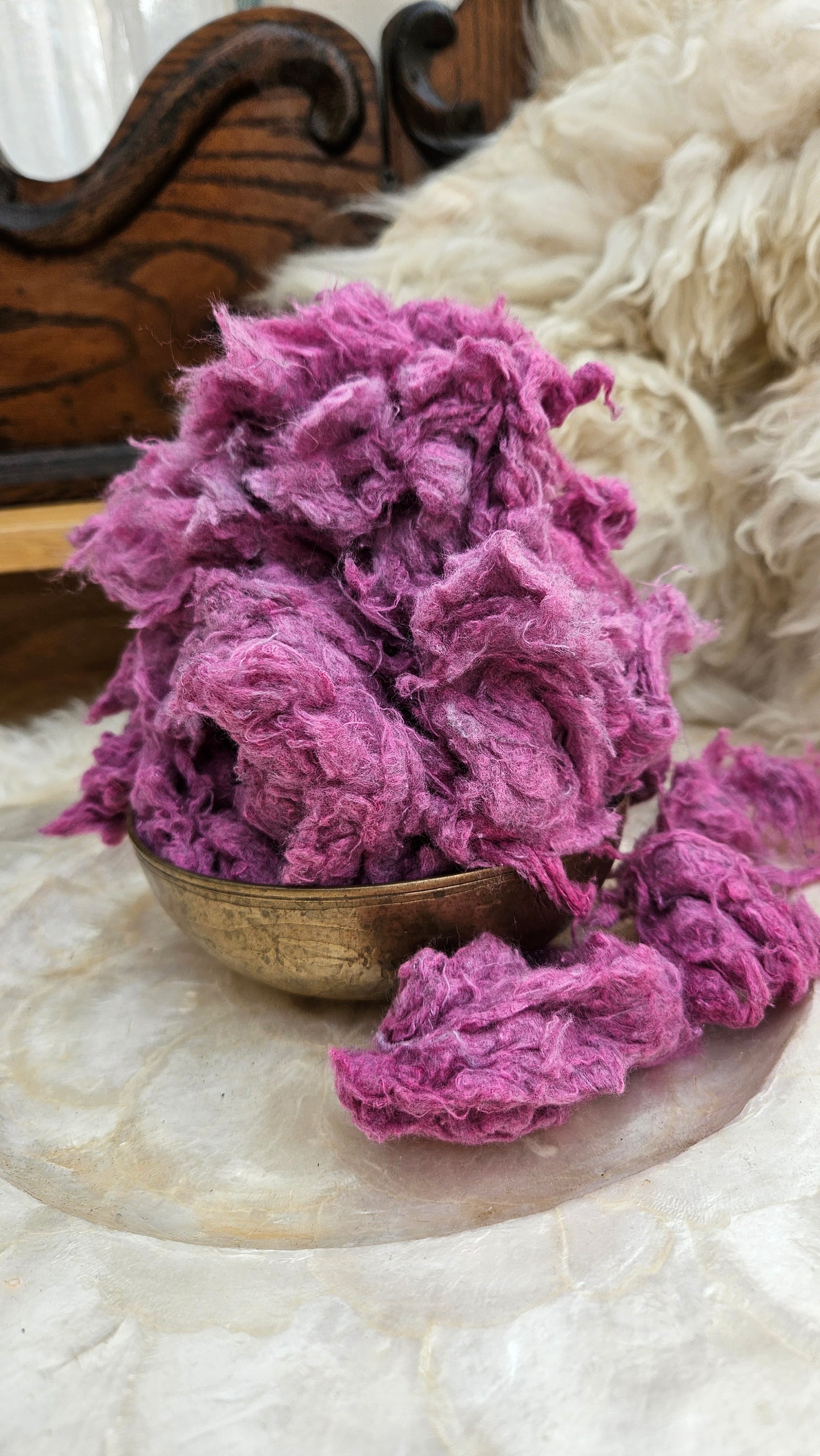 COSMOS Dyed Recycled Cotton Noil - 2.5 ounces