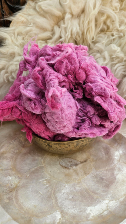 MILKWEED Dyed Recycled Cotton Noil - 2.5 ounces