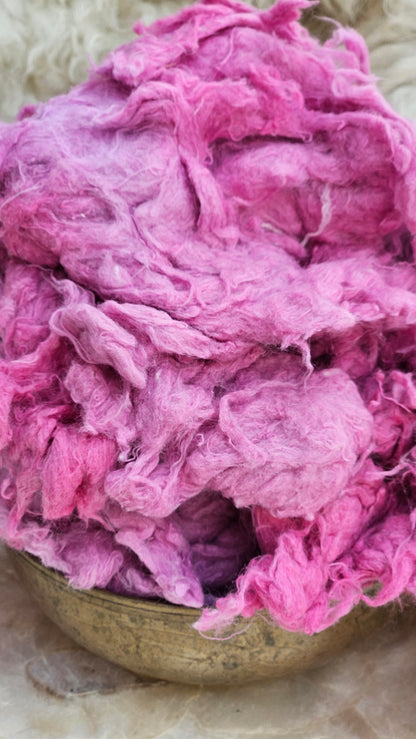 MILKWEED Dyed Recycled Cotton Noil - 2.5 ounces