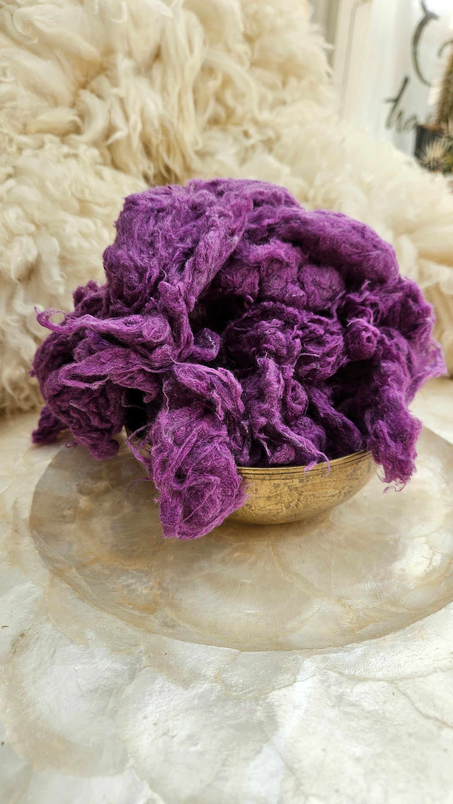 ASTER Dyed Recycled Cotton Noil - 2.5 ounces