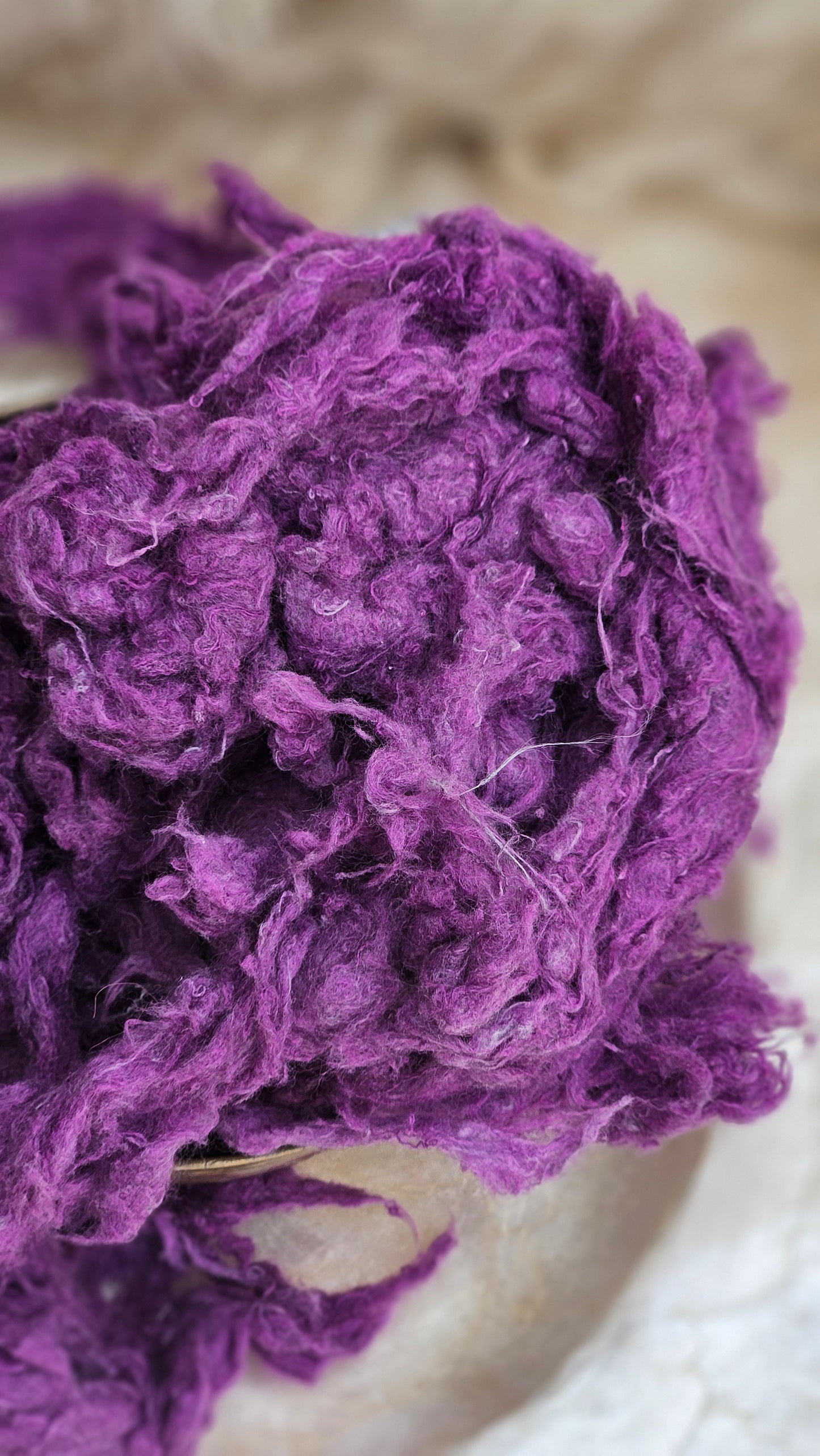 ASTER Dyed Recycled Cotton Noil - 2.5 ounces