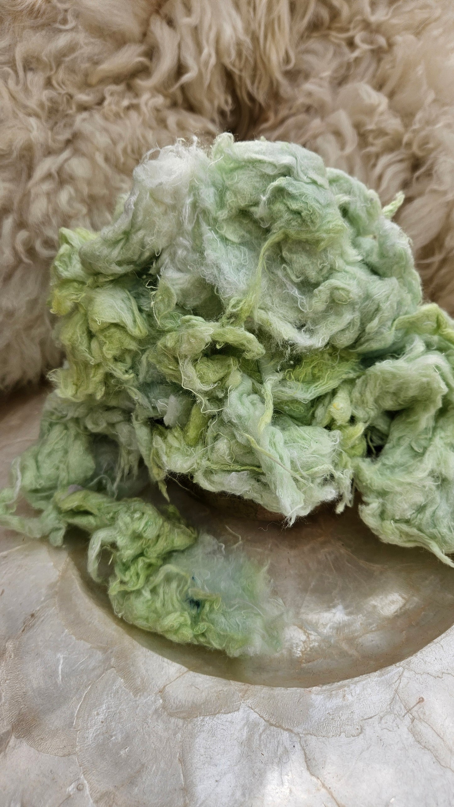 YARROW Dyed Recycled Cotton Noil - 2.5 ounces