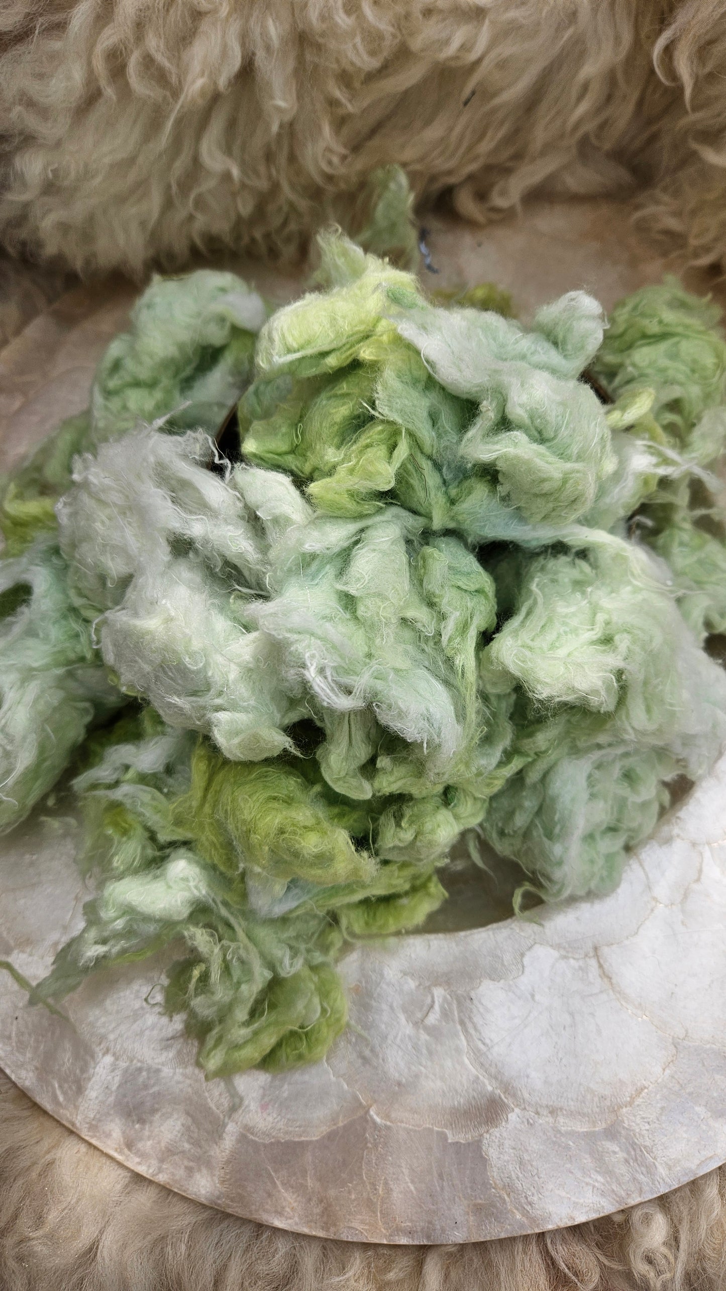 YARROW Dyed Recycled Cotton Noil - 2.5 ounces