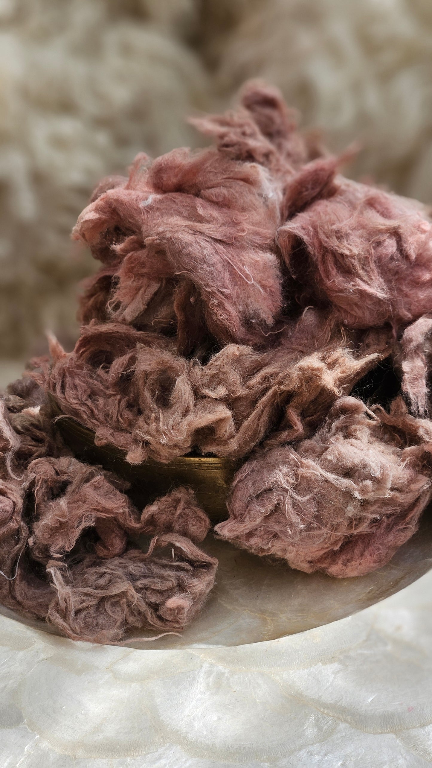 KHORASAN Dyed Recycled Cotton Noil - 2.5 ounces