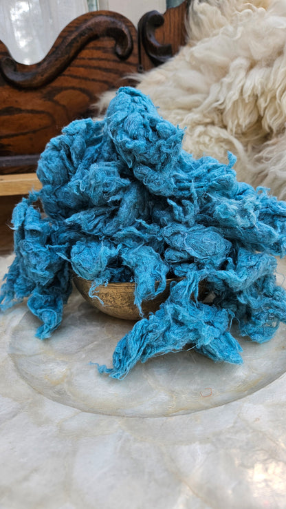 CHIA Dyed Recycled Cotton Noil - 2.5 ounces