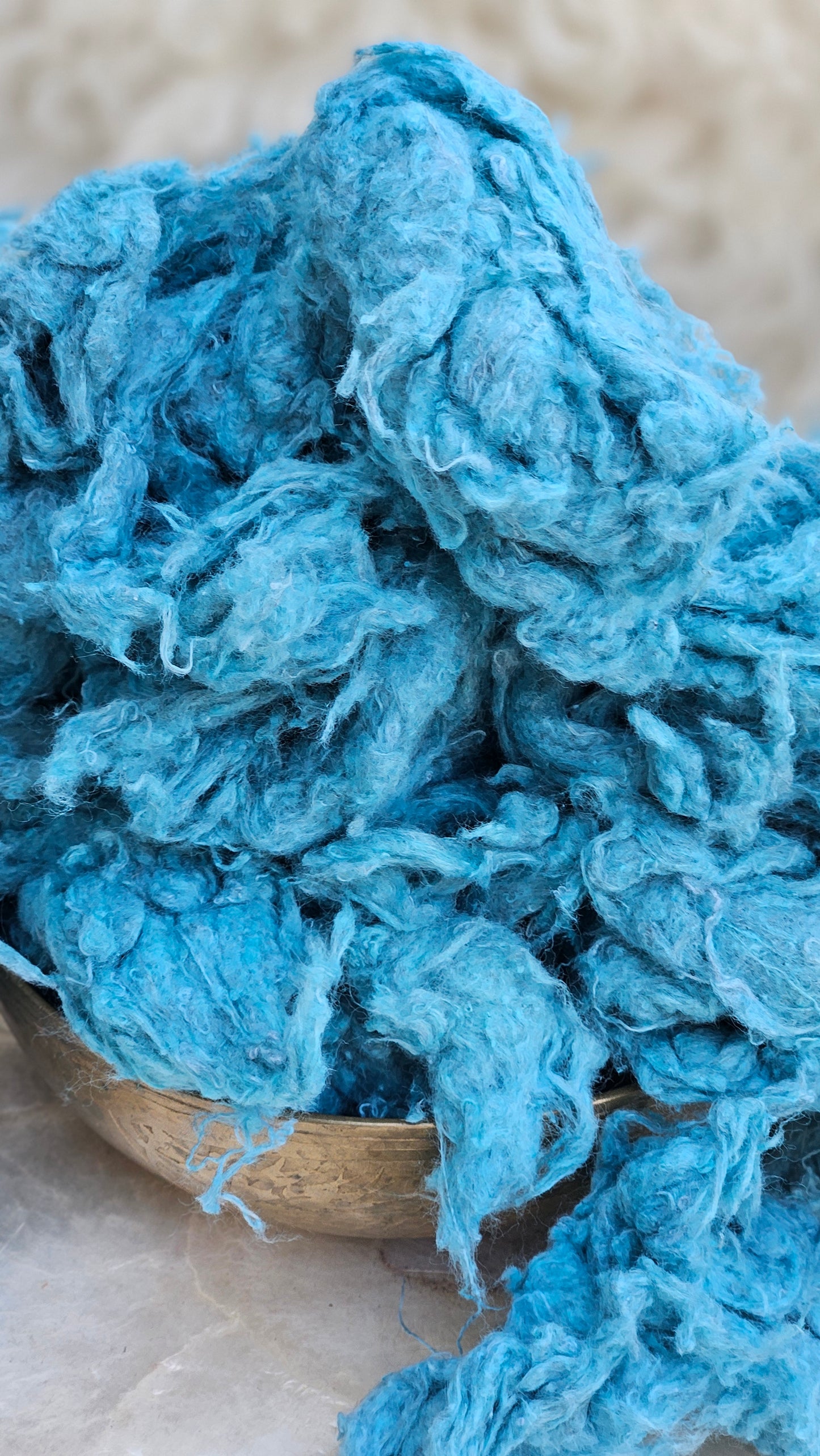 CHIA Dyed Recycled Cotton Noil - 2.5 ounces