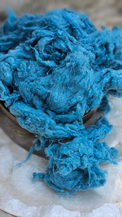 CHIA Dyed Recycled Cotton Noil - 2.5 ounces