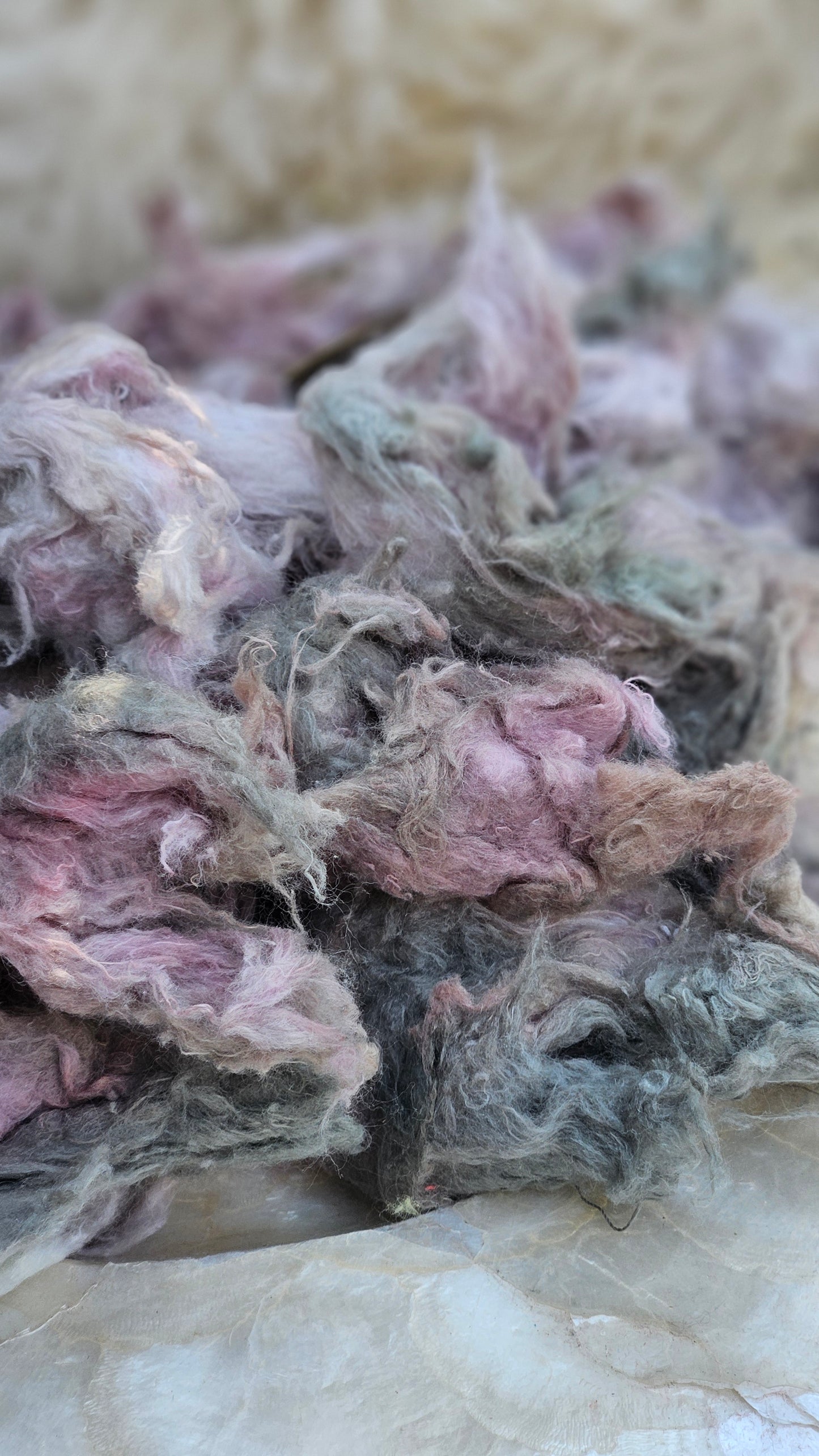 THISTLE Dyed Recycled Cotton Noil - 2.5 ounces