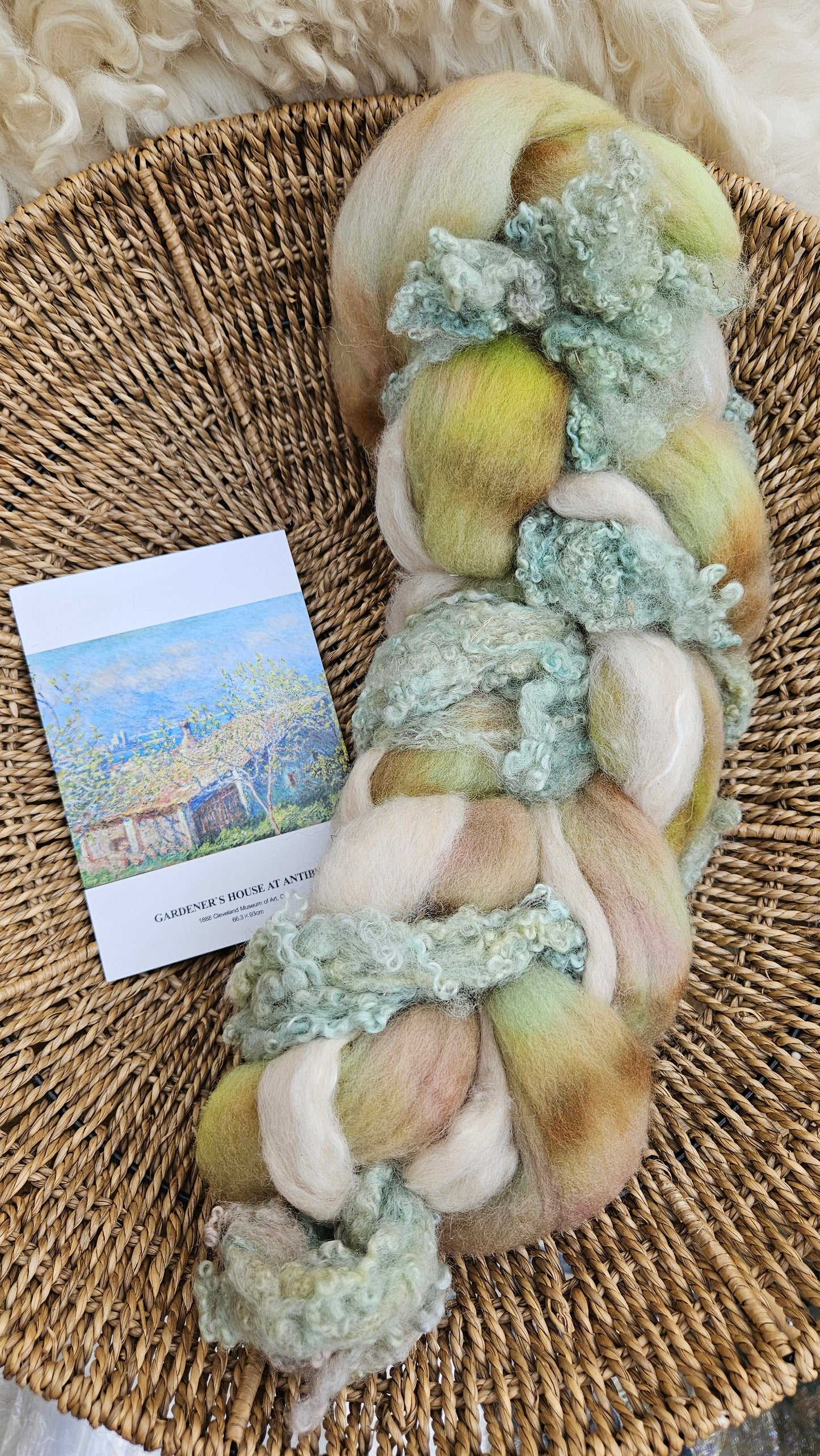 Monet Inspired Signature Art Roving - Gardener's House Collection 104 - 3.3 oz