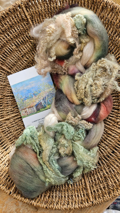 Monet Inspired Signature Art Roving - Gardener's House Collection 105 - 4 oz