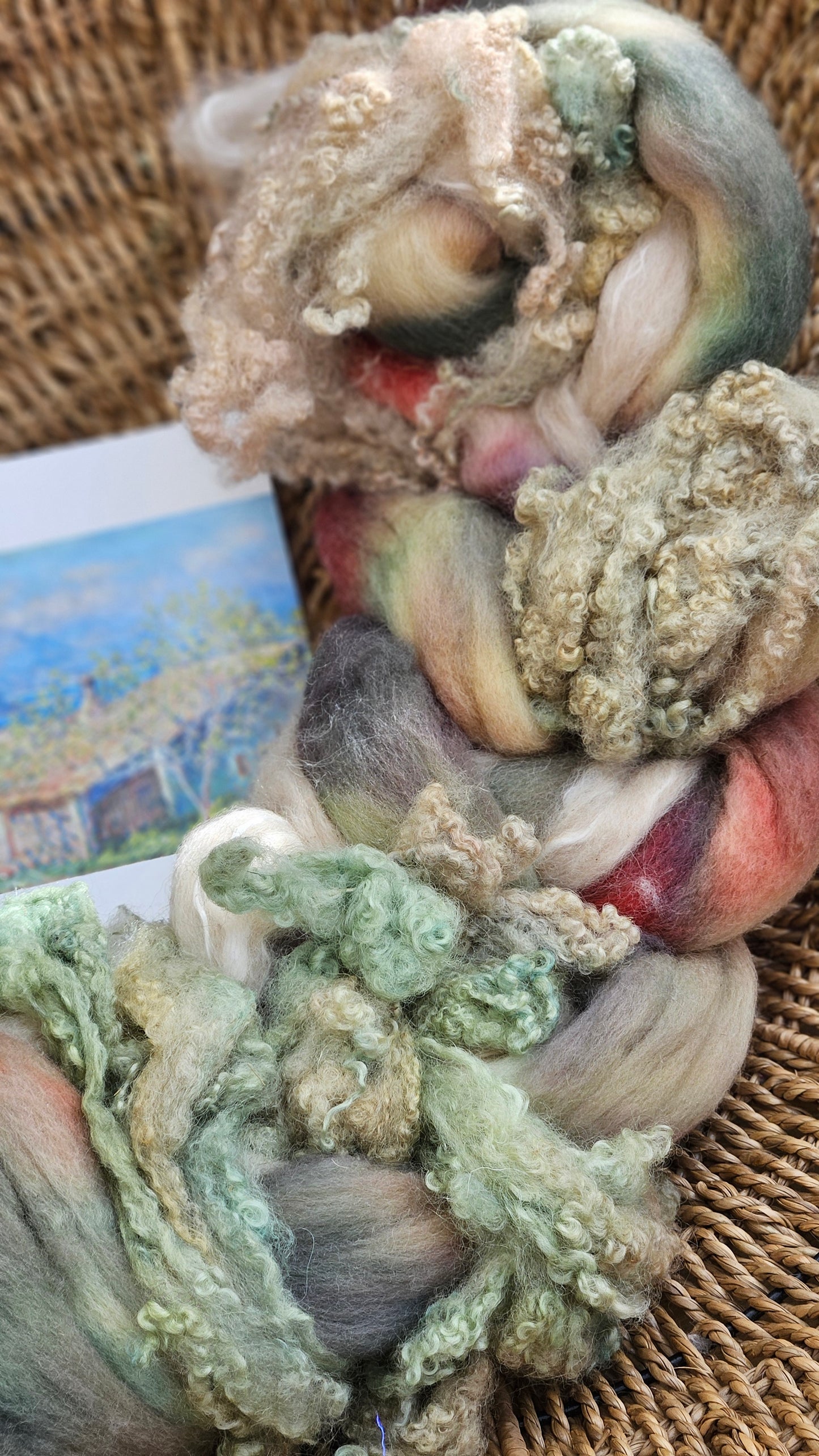 Monet Inspired Signature Art Roving - Gardener's House Collection 105 - 4 oz