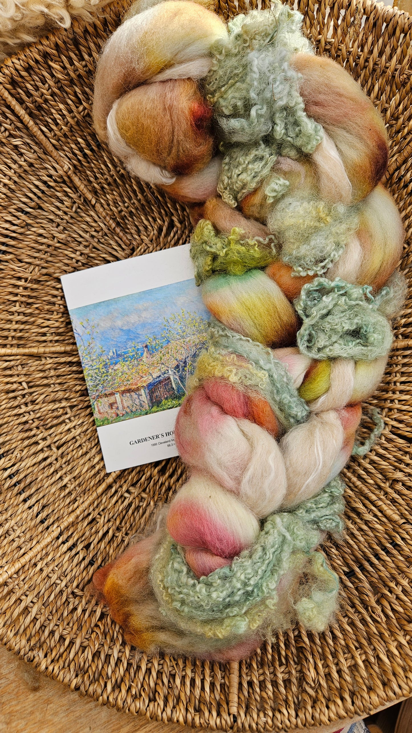 Monet Inspired Signature Art Roving - Gardener's House Collection 108 - 3.6 oz