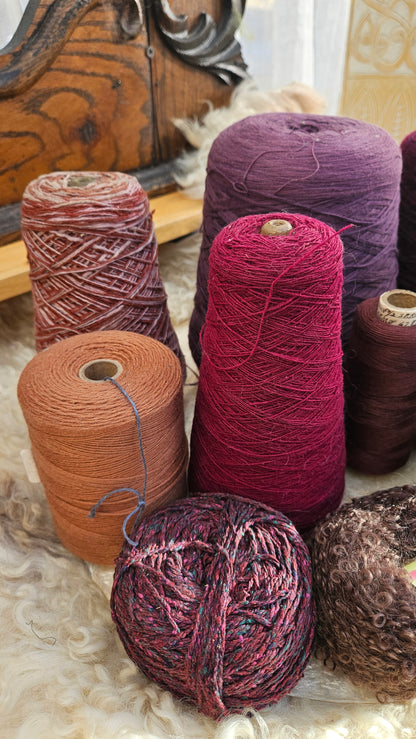 5+ Pounds of Yarn Cones - Rembrandt Lot 01