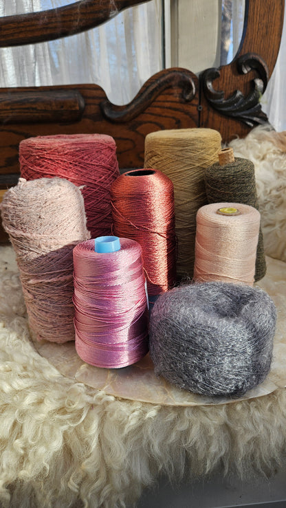 5 Pounds of Yarn Cones - Degas Lot 01