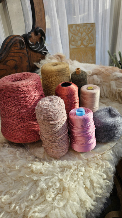 5 Pounds of Yarn Cones - Degas Lot 01