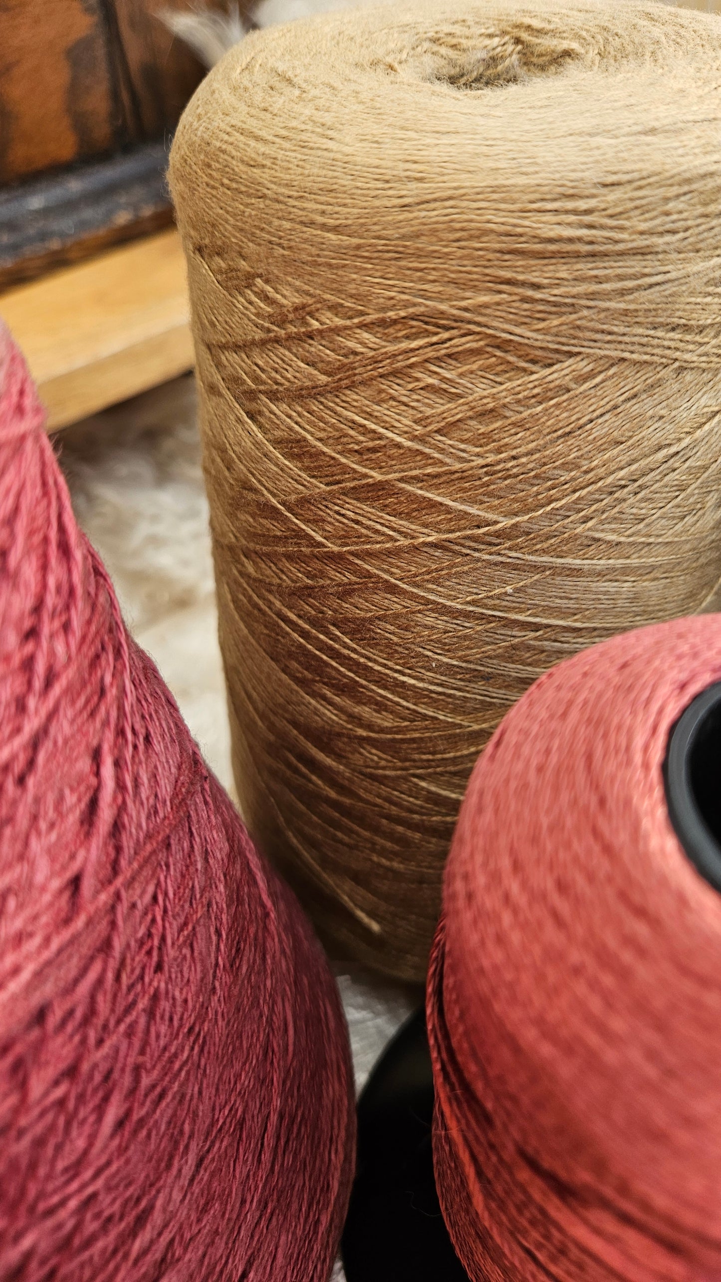 5 Pounds of Yarn Cones - Degas Lot 01