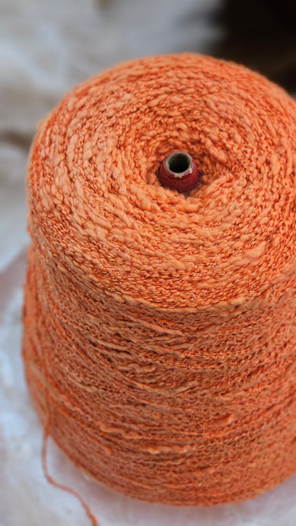 Vintage Slubby Cotton Thread Cone - 20 ounces