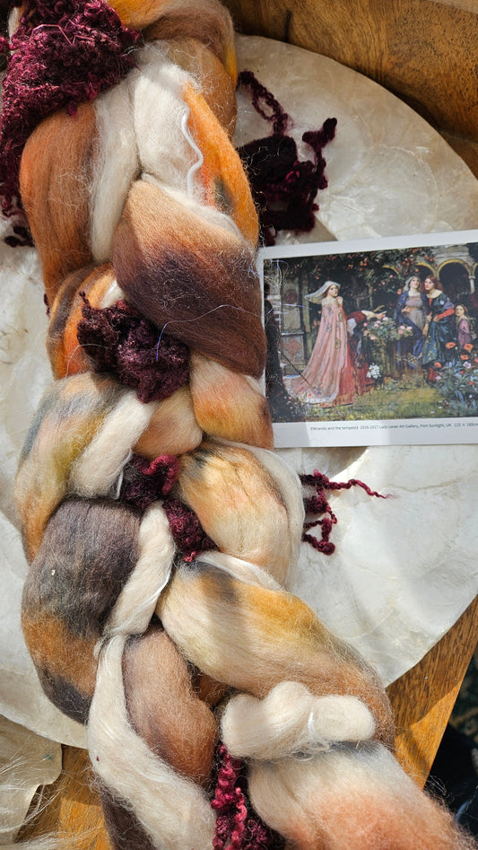 Waterhouse Inspired Signature Art Roving - Miranda and the Tempest Collection 110 - 3.4 oz