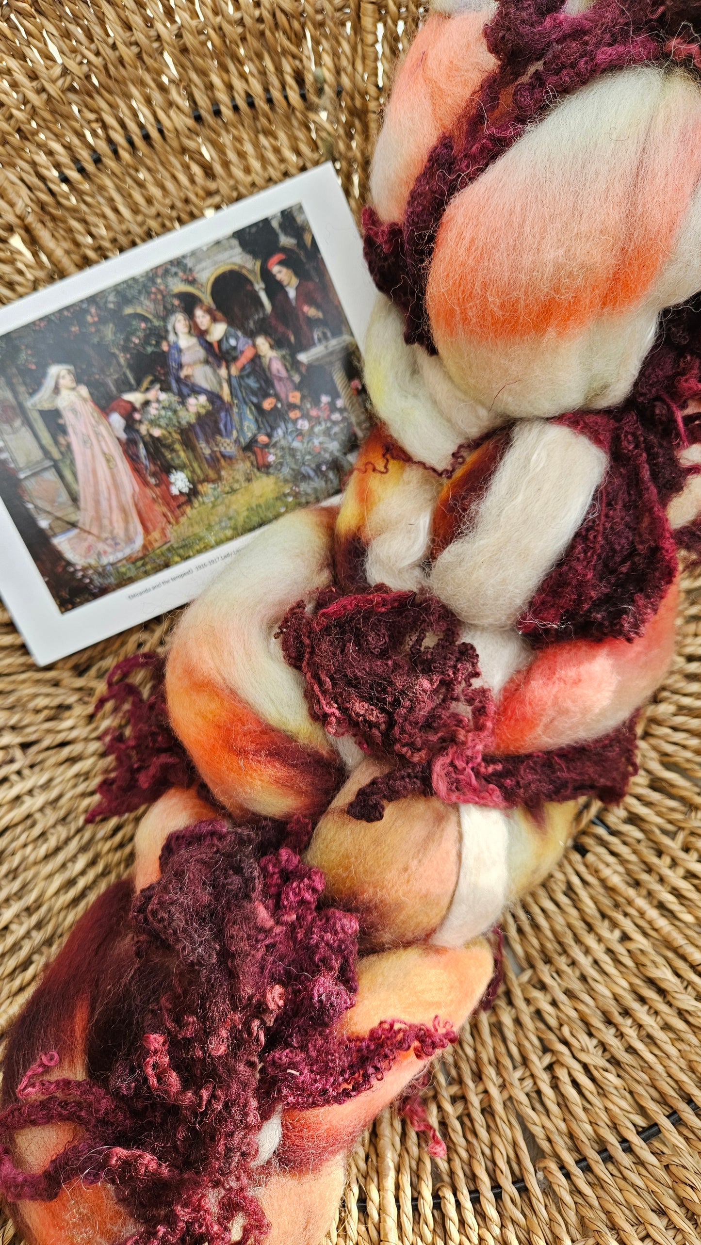 Waterhouse Inspired Signature Art Roving - Miranda and the Tempest Collection 116 - 3.4 oz