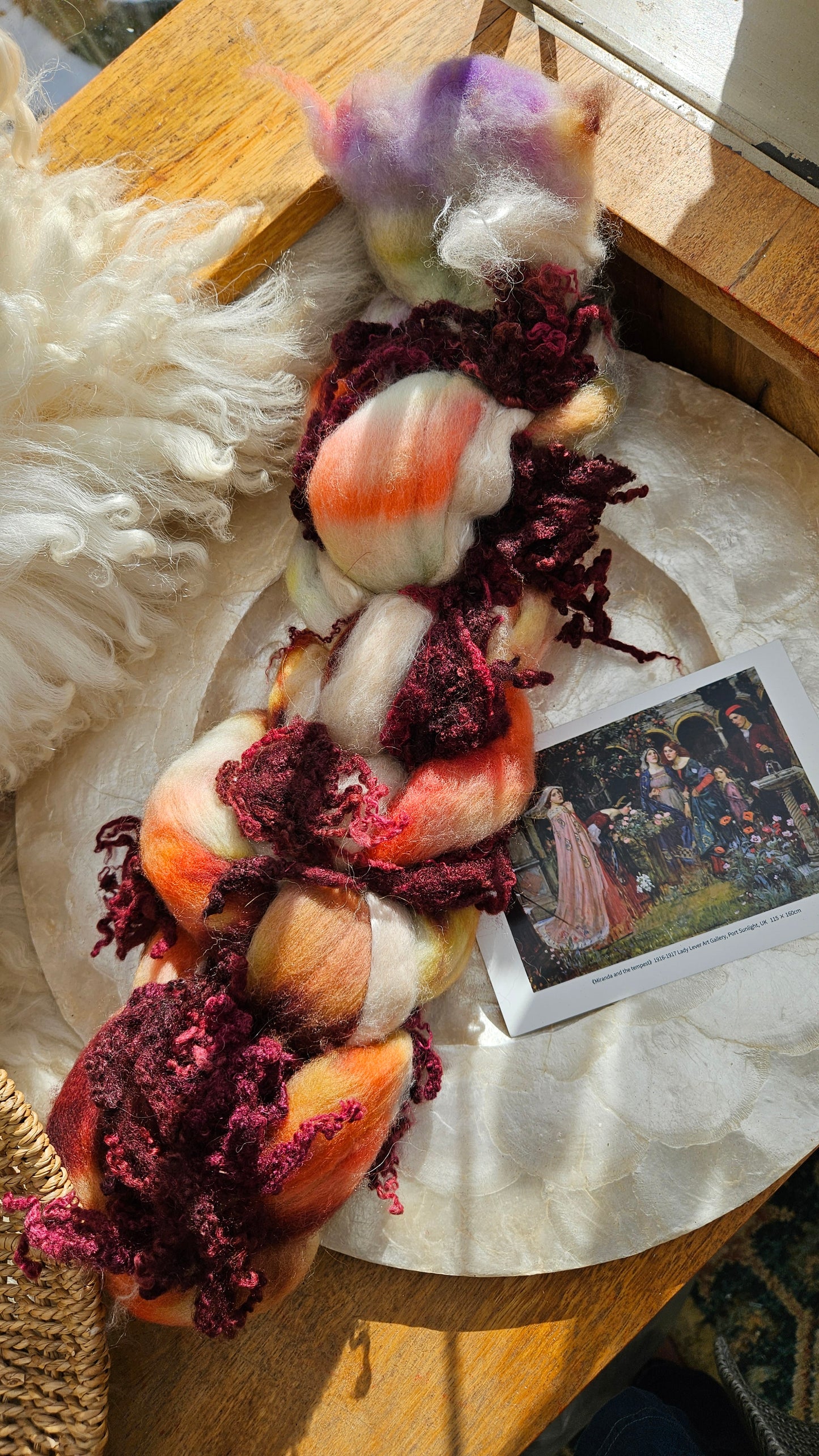 Waterhouse Inspired Signature Art Roving - Miranda and the Tempest Collection 116 - 3.4 oz