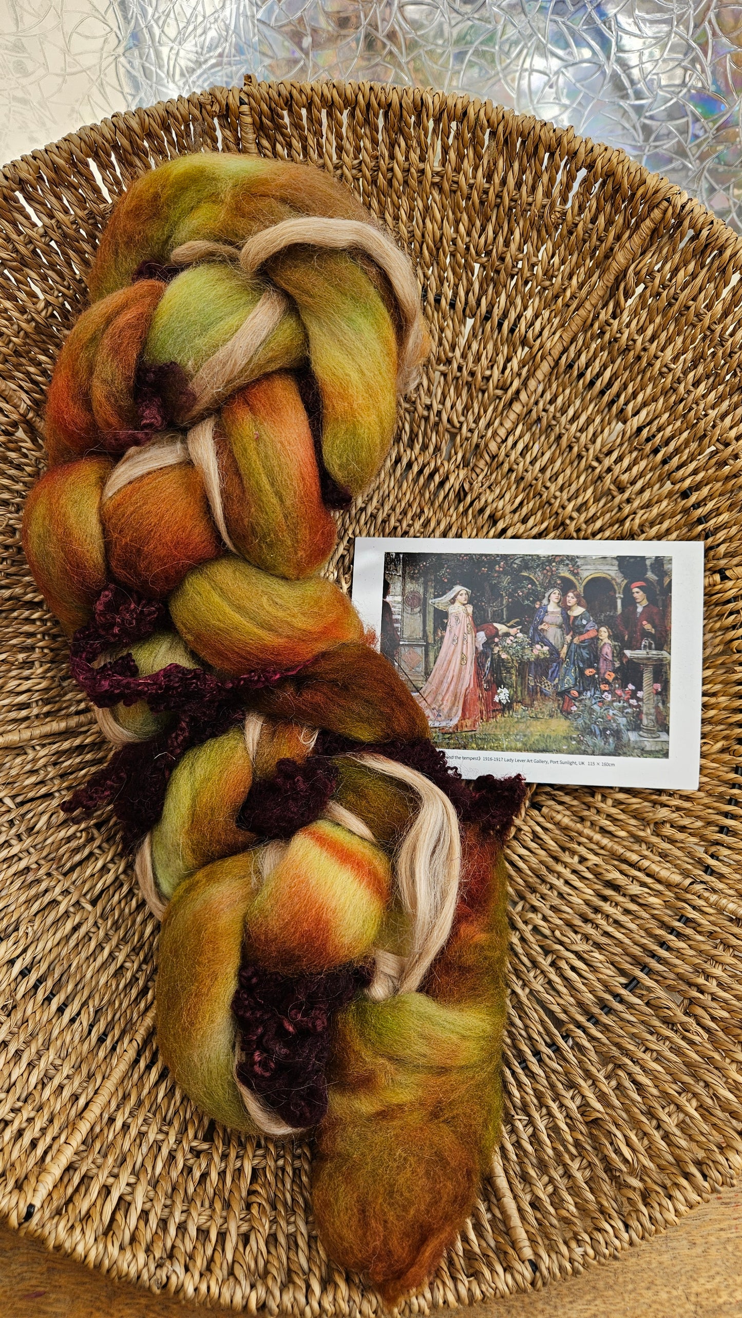 Waterhouse Inspired Signature Art Roving - Miranda and the Tempest Collection 123 - 3.3 oz