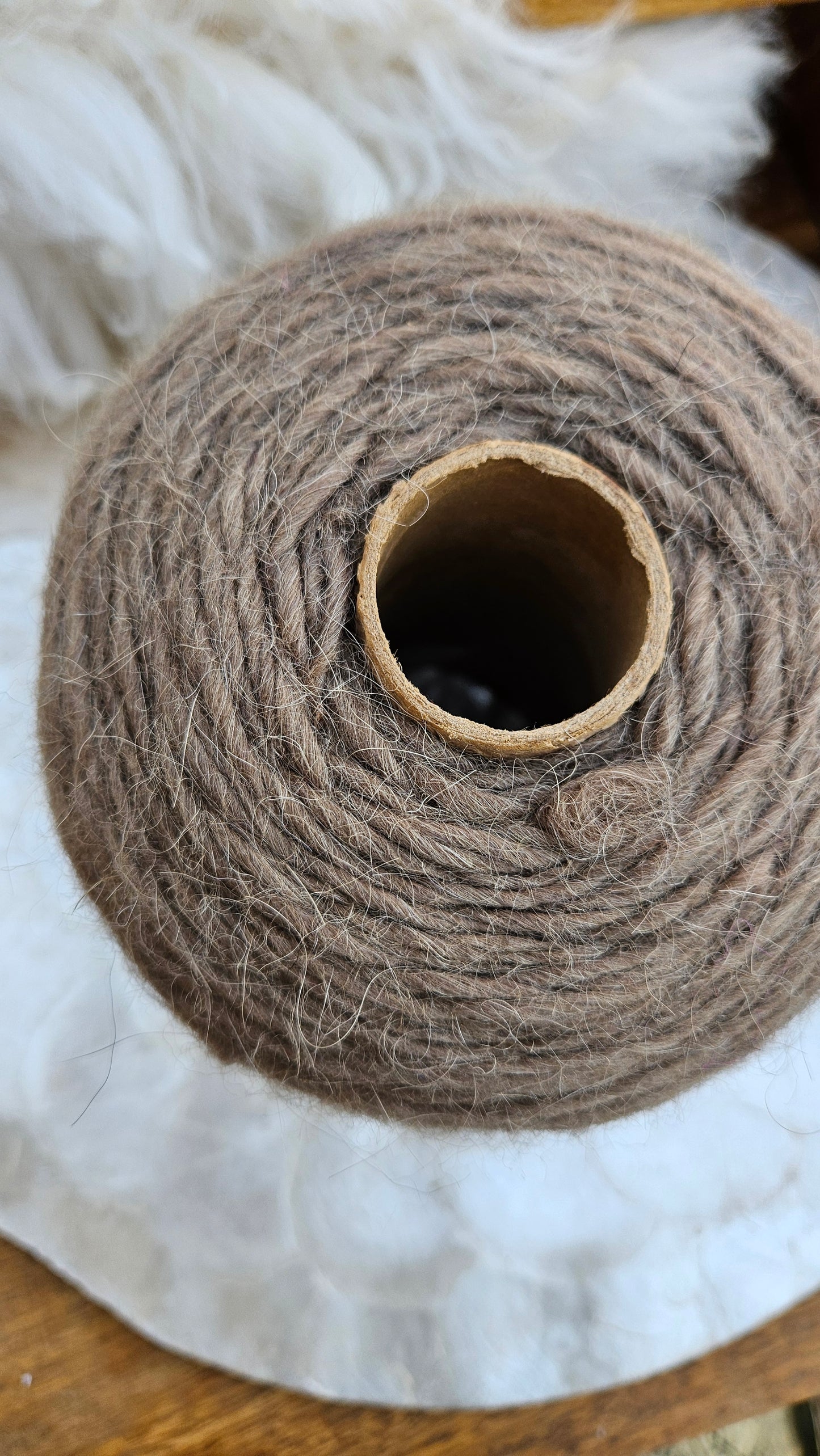 Vintage Mohair Wool Thread Cone - 25 ounces