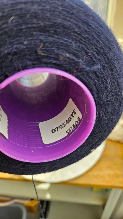 SALE Vintage Wool Cotton Thread Cones - 5 pounds Blue Lagoon