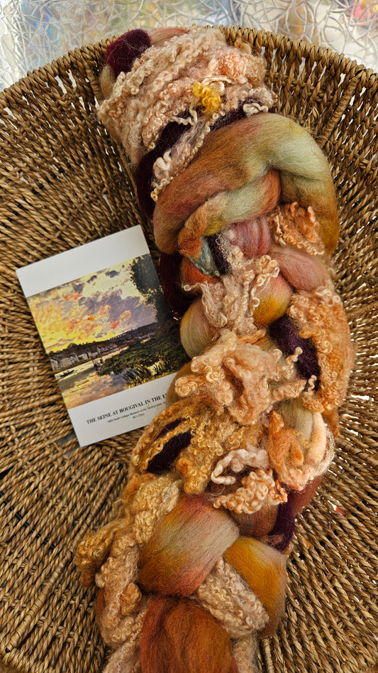 Monet Inspired Signature Art Roving - Seine at Bougival Collection 106 - 4.7 oz