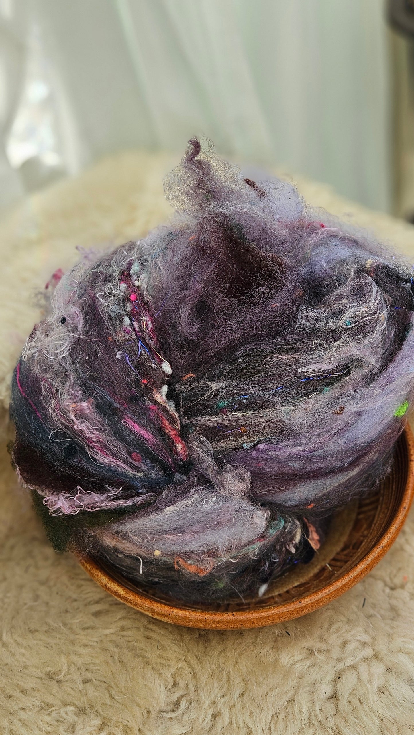 Luxe Layered Textured XL Art Batt - 260 - 4.1 ounces | 116 grams