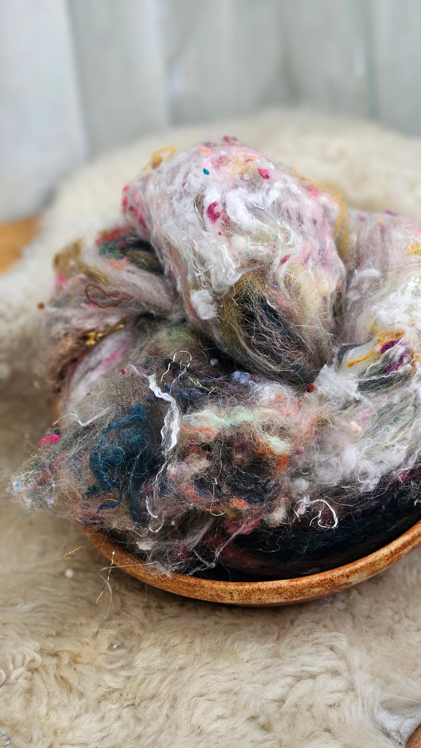 Luxe Layered Textured XL Art Batt - 222 - 3.5 ounces | 99 grams